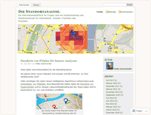 Tablet Screenshot of blog.standortanalyse.biz